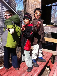 Nerf Darts; Del, Joey and Kento