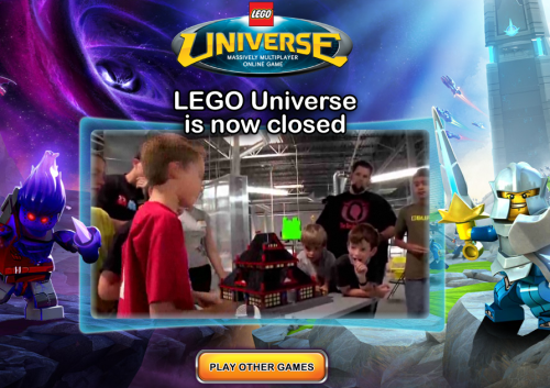 Lego Universe is Now Closed Lego Universe is Now Closed